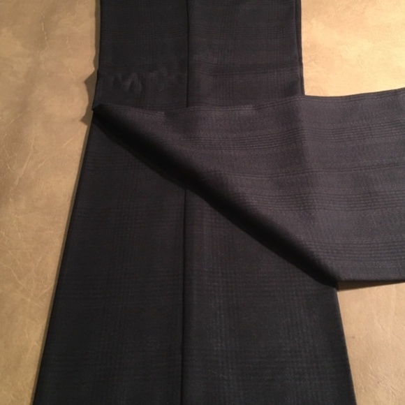 NEW YORK & COMPANY STRETCH 5th Ave. Pant, NWT, DARK GRAY GLEN PLAID, 8 TALL - Picture 7 of 8